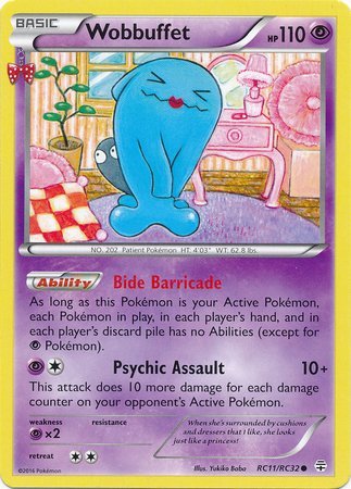 Pokemon - Wobbuffet (RC11) - Generations