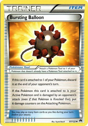 Pokemon - Bursting Balloon (97/122) - XY Breakpoint