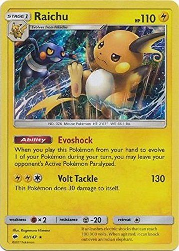 Raichu - 41/147 - Holo Rare