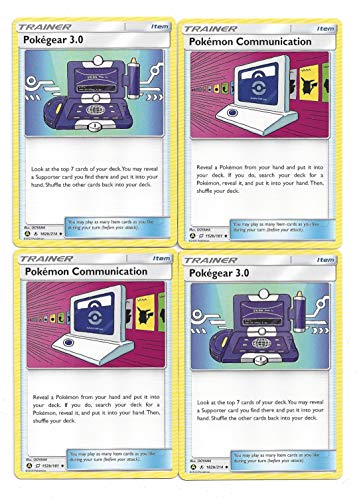 Pokemon Communication and Pokegear 3.0 2X Alternate Art Set (2 of Each Card!)