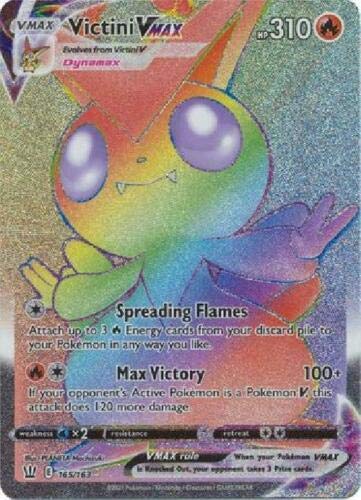 Victini VMAX - 165/163 - Secret Rare - Battle Styles - NM/M