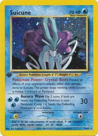 Pokemon!! Legendary Suicune!! 100 Card lot with Rares Guaranteed!