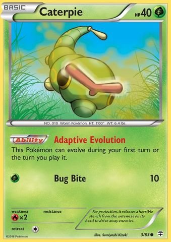 Pokemon - Caterpie (3/83) - Generations