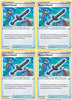 Pokemon Trainer Card Lot - Rusted Sword 062/072 - Shining Fates - x4 Tool Card Lot Zacian