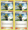 DELINQUENT 98/122 - XY Breakpoint - Trainer Card Set - x4 Card Lot (Playset)