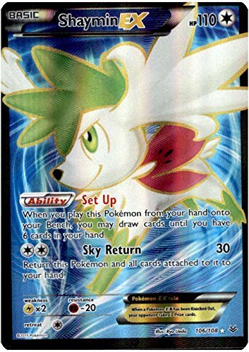 Pokemon - Shaymin-EX (106/108) - XY Roaring Skies - Holo