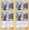 Team Skull Grunt 133/149 - Sun Moon Base Set - Trainer Card Set - x4 Supporter Card Lot (Playset)