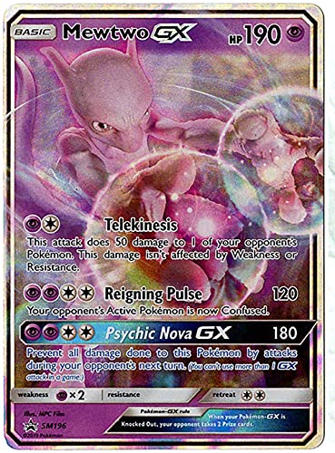 Mewtwo GX SM196 SM Detective Pikachu Promo