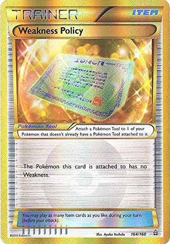 Pokemon Primal Clash Weakness Policy - 164/160 - Secret Rare