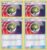 NEST Ball 123/149 - Sun Moon Base Set - Trainer Card Set - x4 Card Lot (Playset)