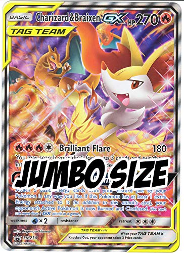 Jumbo Charizard & Braixen GX - Jumbo Size Card - SM230