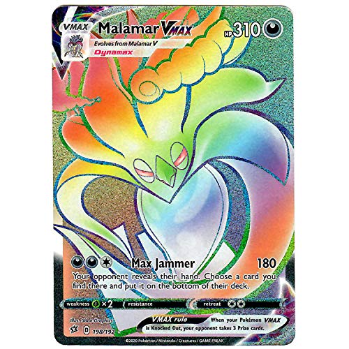 Malamar Vmax 198/192 - Secret Rare - Pokemon Sword and Shield Rebel Clash