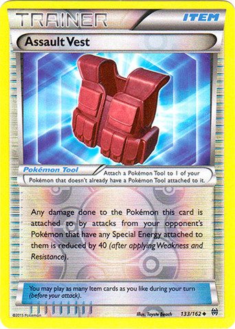 Pokemon - Assault Vest (133/162) - XY Breakthrough - Reverse Holo