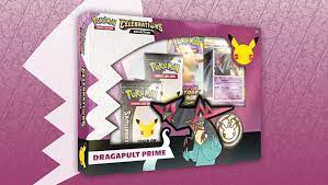 Pokemon Celebrations Dragapult Prime Collection Box